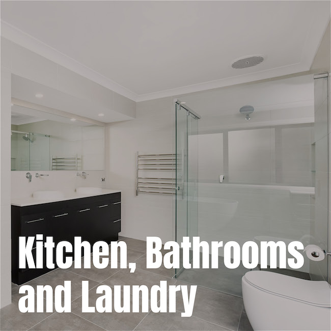 Kitchen Bathrooms and Laundry